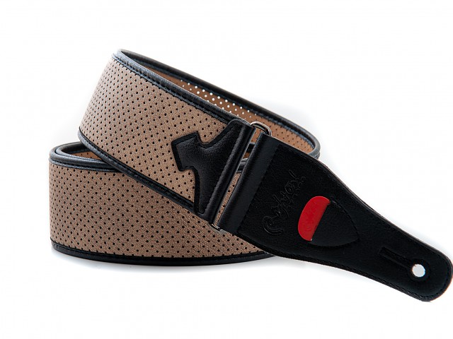 MONTE-CARLO beige bass guitar strap